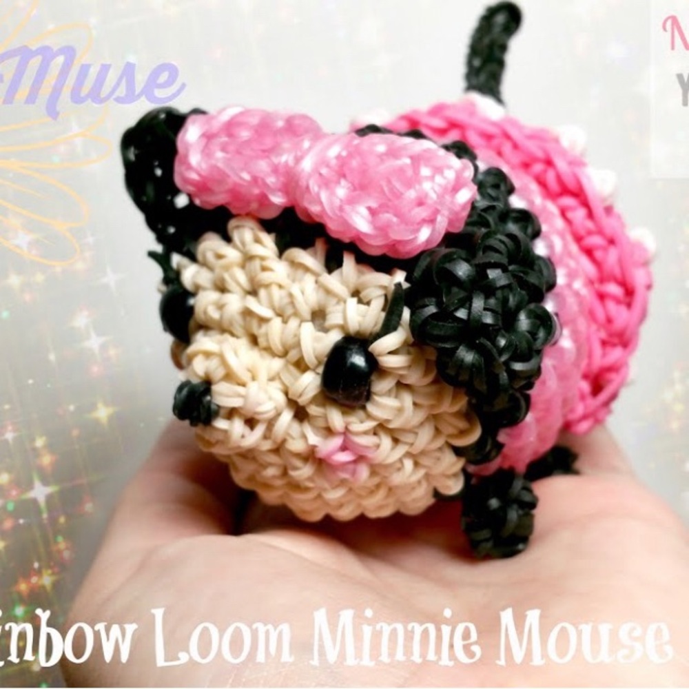Rainbow Loom Minnie Mouse